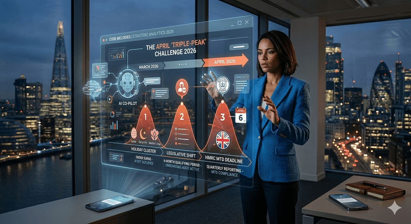 The April Triple-Peak: Why UK Businesses Need an AI Co-Pilot, Not Just More Staff